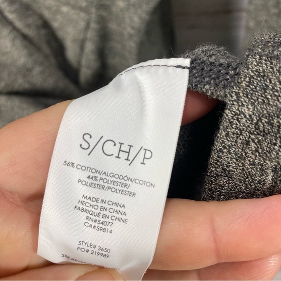 CABI GRAY SCOOP NECK LONG SLEEVE TUNIC TOP - Picture 8 of 9